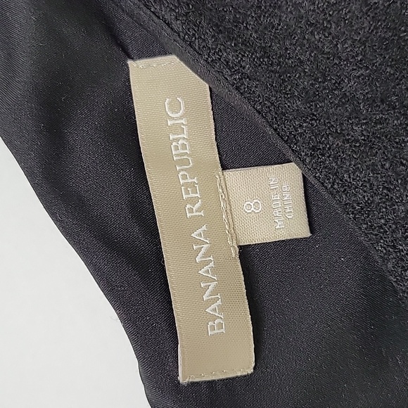 Banana Republic Boucle V-Neck Sheath Dress SZ 8 - Picture 11 of 13
